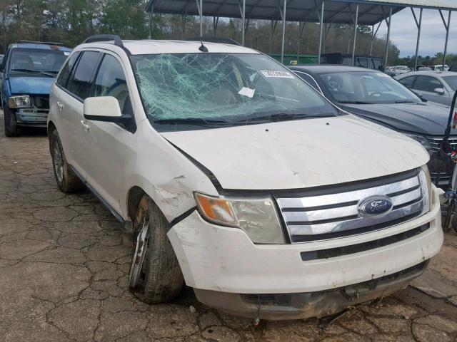 2FMDK38C48BB09997 - 2008 FORD EDGE SEL WHITE photo 1