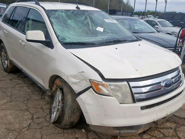 2FMDK38C48BB09997 - 2008 FORD EDGE SEL WHITE photo 9