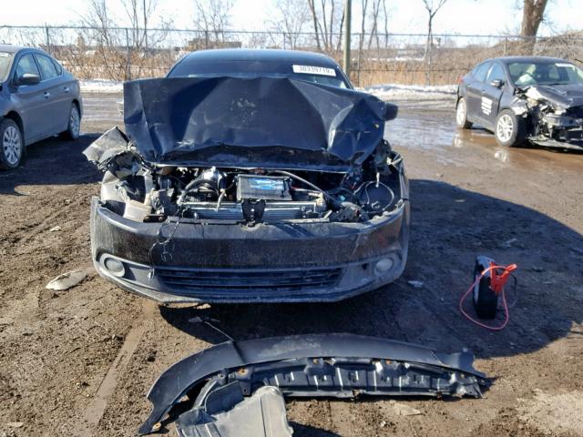 3VW1K7AJ6DM424295 - 2013 VOLKSWAGEN JETTA BASE BLACK photo 9