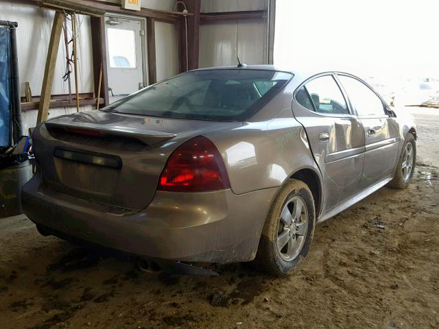 2G2WP552161268909 - 2006 PONTIAC GRAND PRIX BROWN photo 4