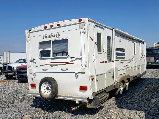 4YDT28K2X6G921370 - 2006 KEYSTONE OUTBACK WHITE photo 4