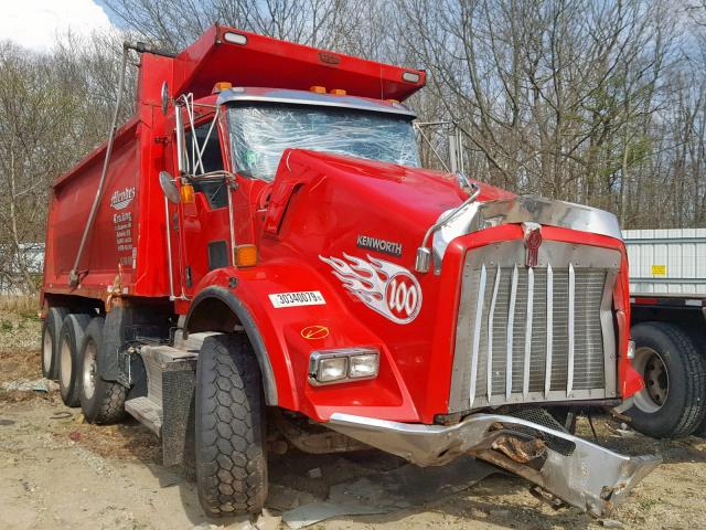 1NKDX4TX0EJ398727 - 2014 KENWORTH CONSTRUCTI RED photo 1