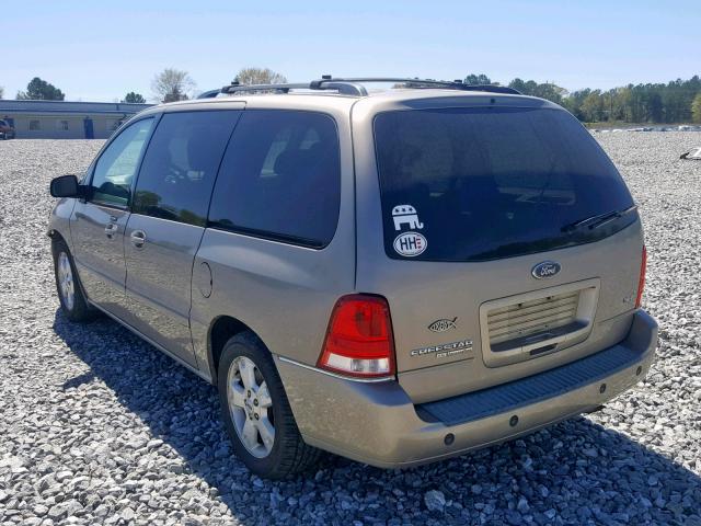 2FMDA52215BA20446 - 2005 FORD FREESTAR S GOLD photo 3