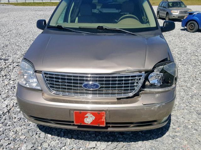 2FMDA52215BA20446 - 2005 FORD FREESTAR S GOLD photo 9