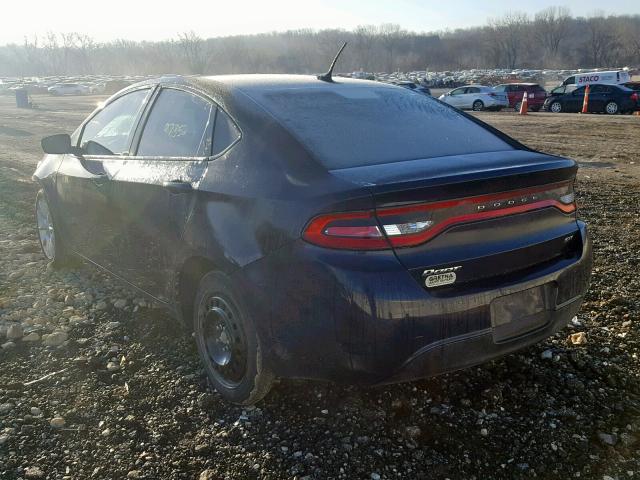 1C3CDFBAXDD318138 - 2013 DODGE DART SXT BLACK photo 3