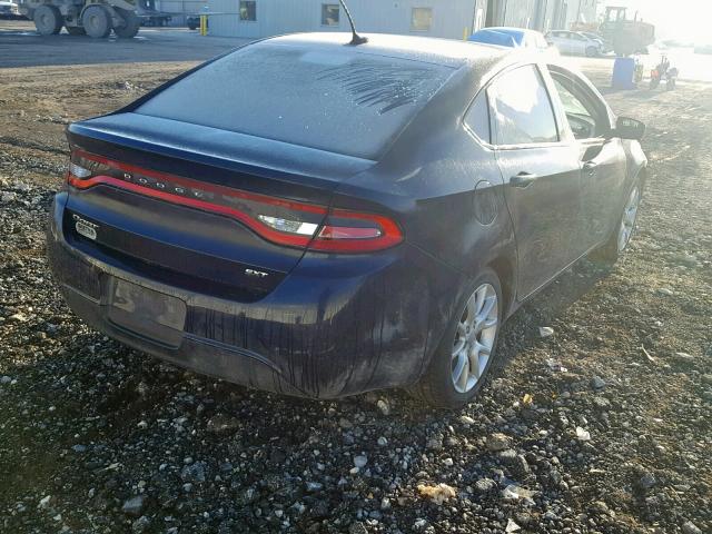 1C3CDFBAXDD318138 - 2013 DODGE DART SXT BLACK photo 4