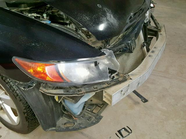 2HGFG12918H510454 - 2008 HONDA CIVIC EXL BLACK photo 9