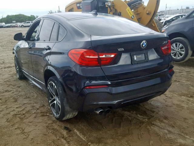 5UXXW3C54F0F88940 - 2015 BMW X4 XDRIVE2 BLUE photo 3