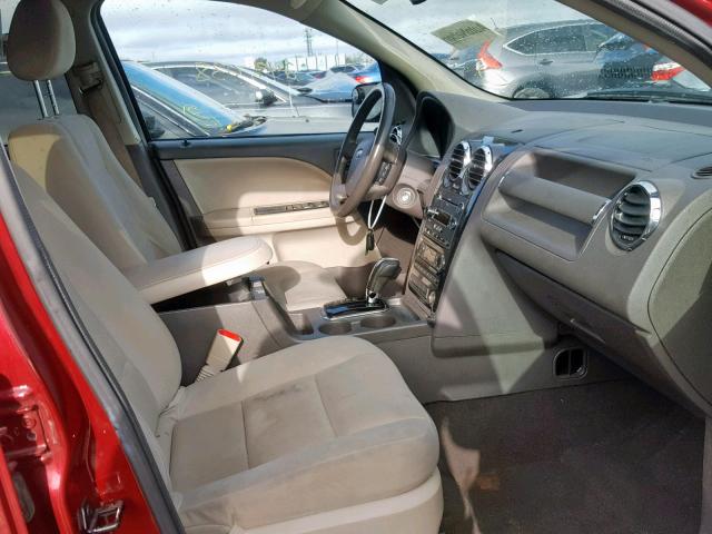 1FMDK02W58GA27934 - 2008 FORD TAURUS X S RED photo 5