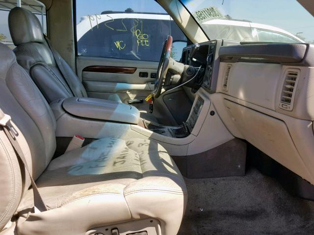 1GYEK63N52R181115 - 2002 CADILLAC ESCALADE L GOLD photo 5