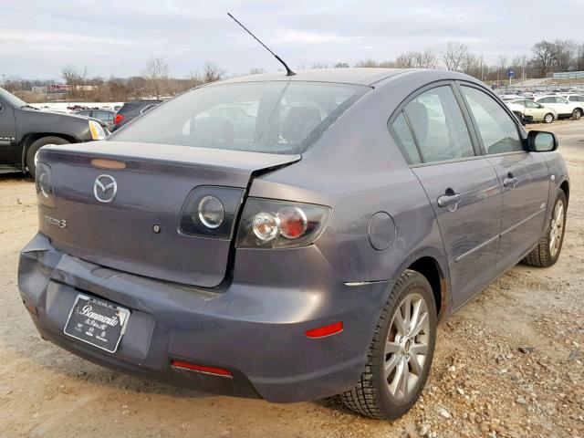 JM1BK323571640723 - 2007 MAZDA 3 S GRAY photo 4