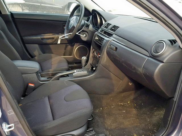 JM1BK323571640723 - 2007 MAZDA 3 S GRAY photo 5