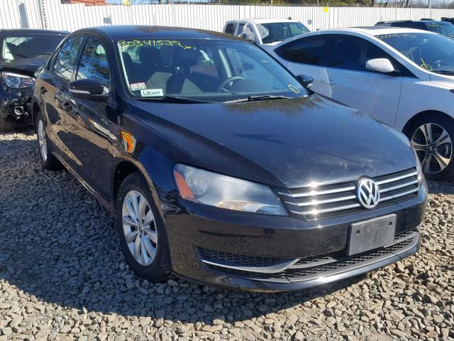 1VWAP7A38DC122091 - 2013 VOLKSWAGEN PASSAT S BLACK photo 1