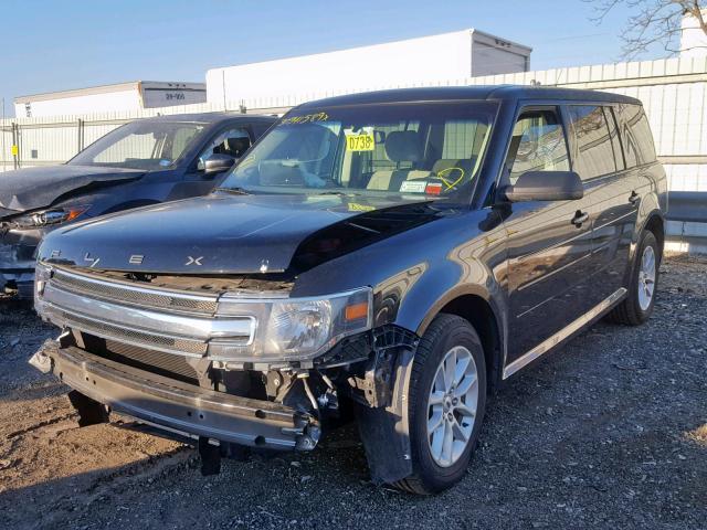 2FMGK5B83HBA02596 - 2017 FORD FLEX SE BLACK photo 2