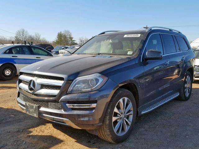 4JGDF6EE2FA545140 - 2015 MERCEDES-BENZ GL 450 4MA GRAY photo 2