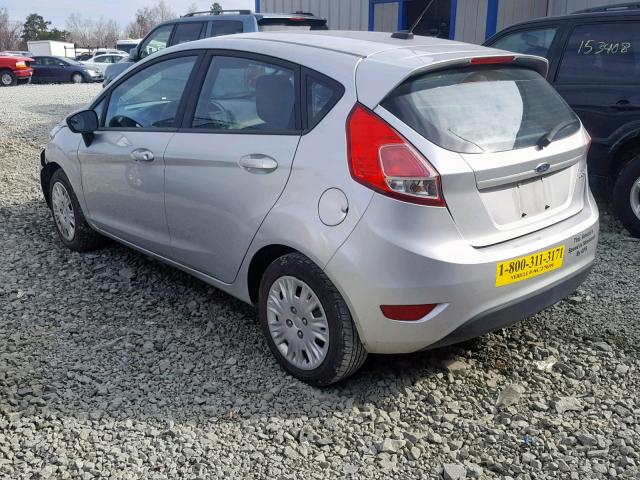 3FADP4TJ0FM222137 - 2015 FORD FIESTA S SILVER photo 3