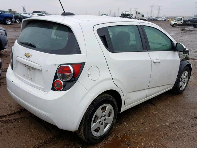 1G1JA6SH6F4119088 - 2015 CHEVROLET SONIC LS 白色 照片 4