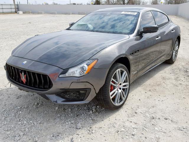 ZAM56RRS3H1233644 - 2017 MASERATI QUATTROPOR GRAY photo 2