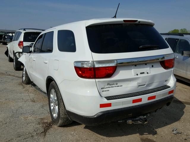 1C4RDJFG2DC667114 - 2013 DODGE DURANGO PO WHITE photo 3