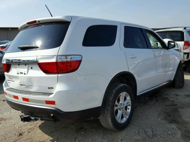 1C4RDJFG2DC667114 - 2013 DODGE DURANGO PO WHITE photo 4