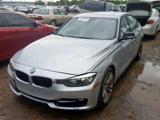 WBA3C1C58DF443000 - 2013 BMW 328 I SULE SILVER photo 2