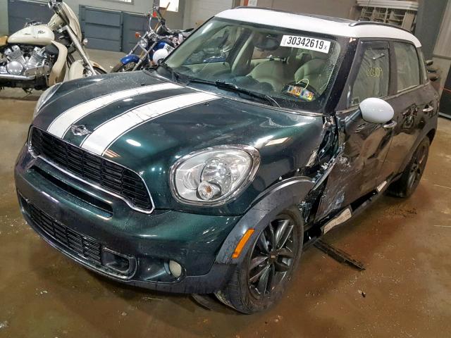 WMWZC3C5XBWL80310 - 2011 MINI COOPER S C GREEN photo 2