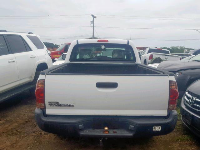 5TENX22NX8Z579628 - 2008 TOYOTA TACOMA WHITE photo 6