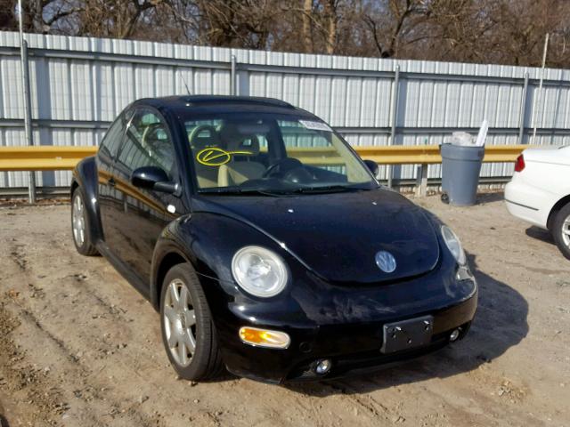 3VWDD21CX1M472602 - 2001 VOLKSWAGEN NEW BEETLE Schwarz Foto 1