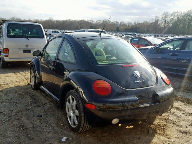 3VWDD21CX1M472602 - 2001 VOLKSWAGEN NEW BEETLE Schwarz Foto 3