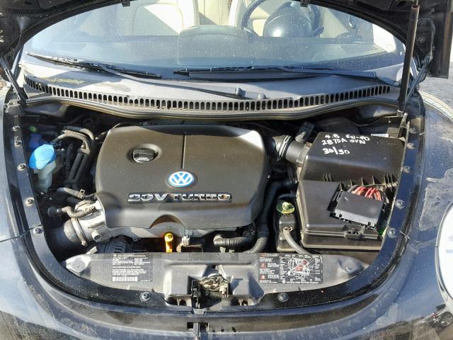 3VWDD21CX1M472602 - 2001 VOLKSWAGEN NEW BEETLE Schwarz Foto 7