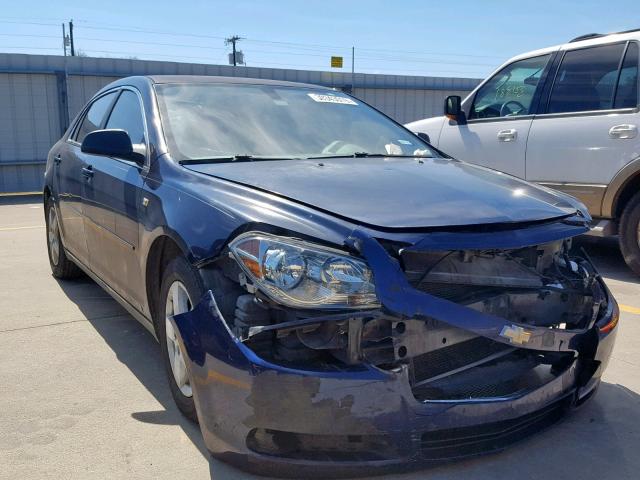1G1ZG57B684308794 - 2008 CHEVROLET MALIBU LS BLUE photo 1