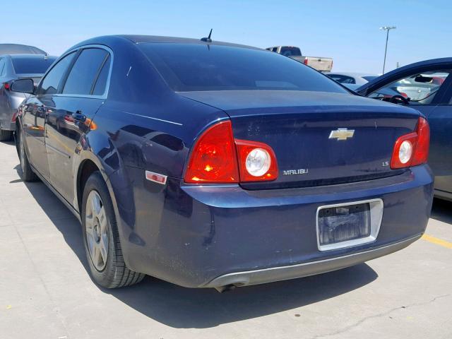 1G1ZG57B684308794 - 2008 CHEVROLET MALIBU LS BLUE photo 3