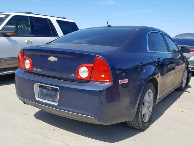 1G1ZG57B684308794 - 2008 CHEVROLET MALIBU LS BLUE photo 4