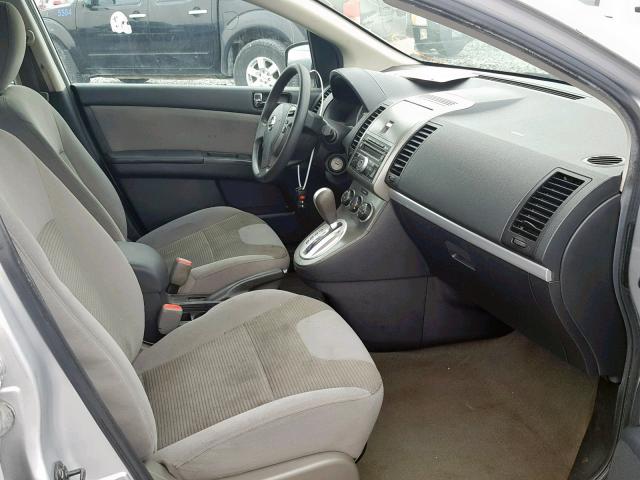 3N1AB6AP9BL711234 - 2011 NISSAN SENTRA 2.0 SILVER photo 5