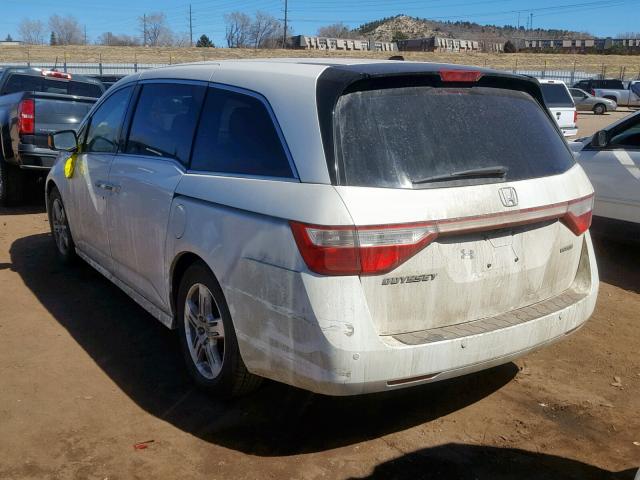 5FNRL5H90CB023525 - 2012 HONDA ODYSSEY TO WHITE photo 3