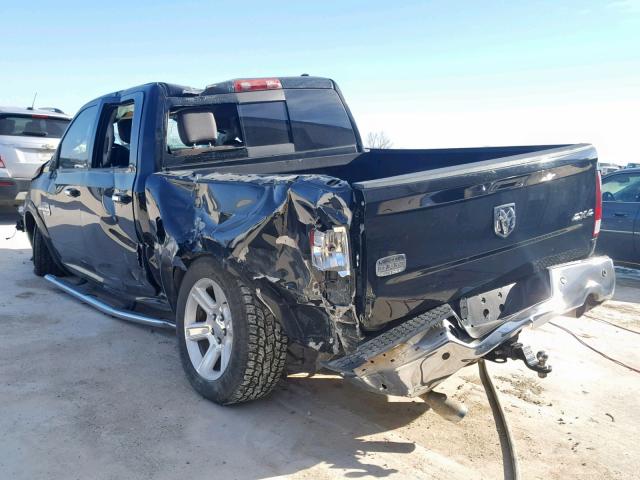 1C6RD7PT7CS241283 - 2012 DODGE RAM 1500 L BLACK photo 3