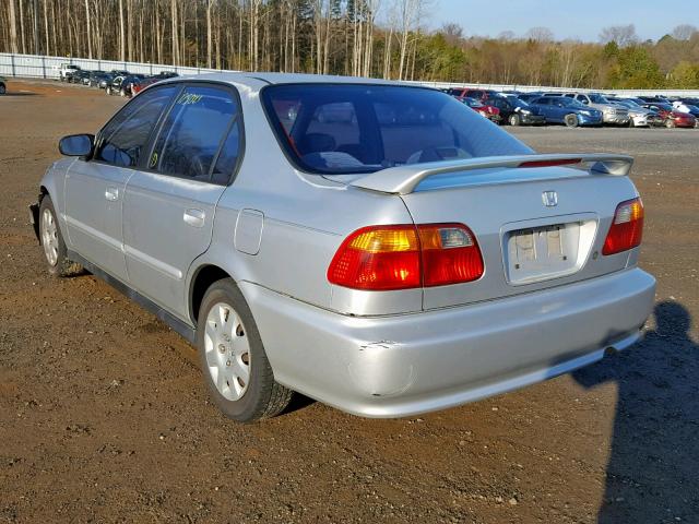 2HGEJ661XYH558369 - 2000 HONDA CIVIC BASE SILVER photo 3