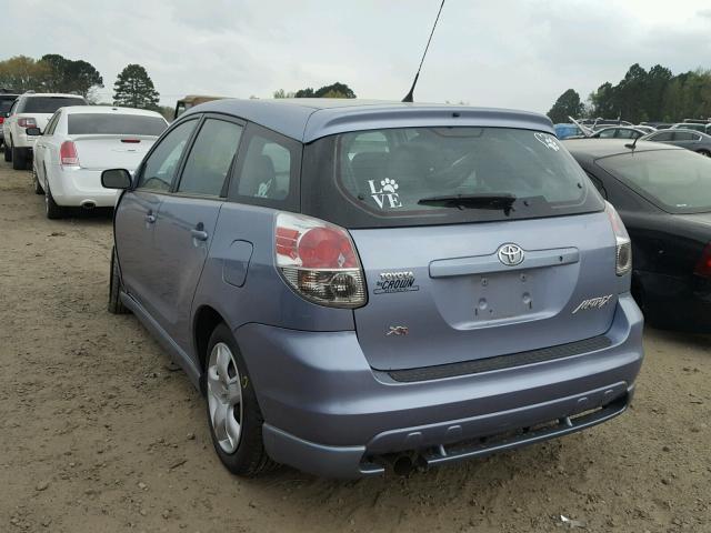 2T1KR32E98C698683 - 2008 TOYOTA COROLLA MA BLUE photo 3