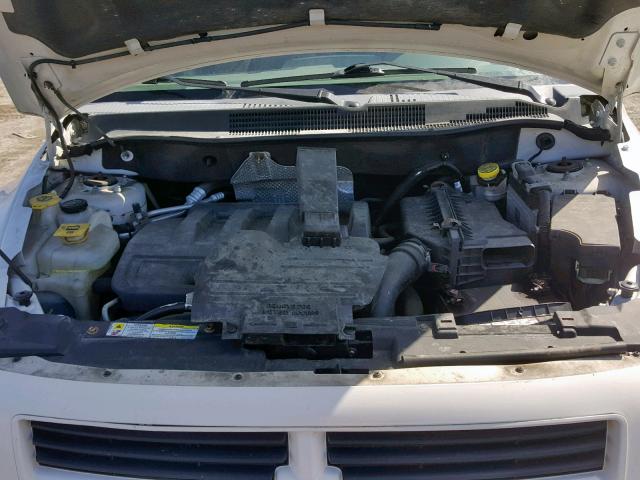 1B3HB28B97D192697 - 2007 DODGE CALIBER WHITE photo 7