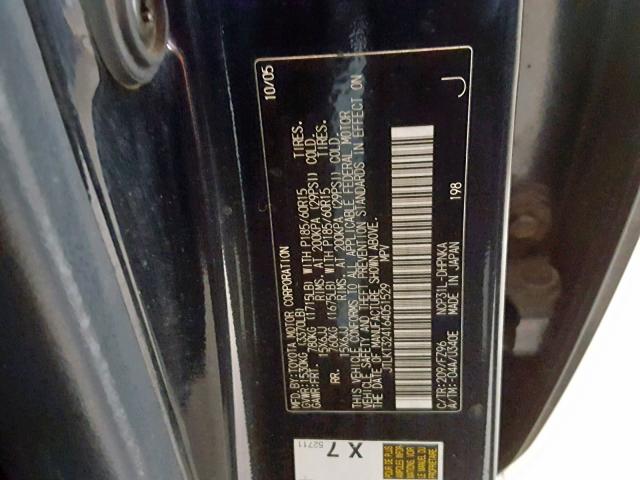 JTLKT324164051529 - 2006 TOYOTA SCION XB 石墨色 照片 10