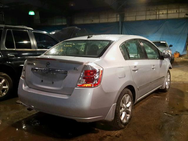 3N1AB6AP8CL622093 - 2012 NISSAN SENTRA 2.0 SILVER photo 4