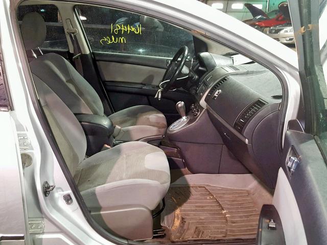 3N1AB6AP8CL622093 - 2012 NISSAN SENTRA 2.0 SILVER photo 5