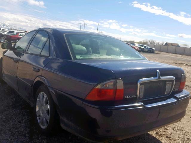 1LNHM87A34Y666681 - 2004 LINCOLN LS BLUE photo 3