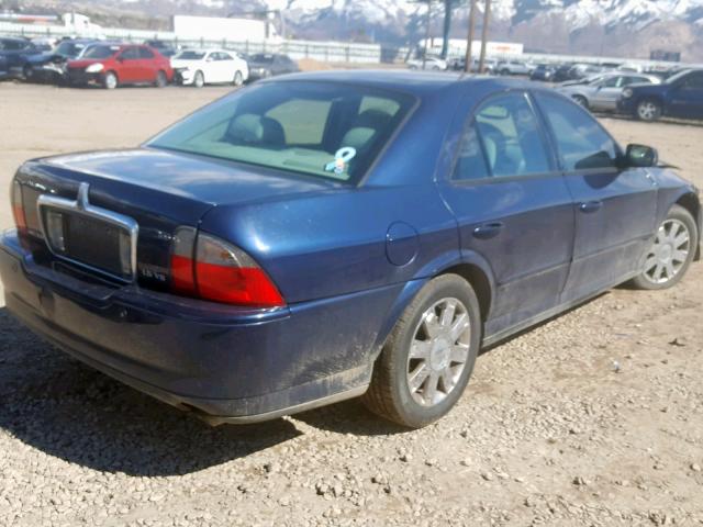 1LNHM87A34Y666681 - 2004 LINCOLN LS BLUE photo 4