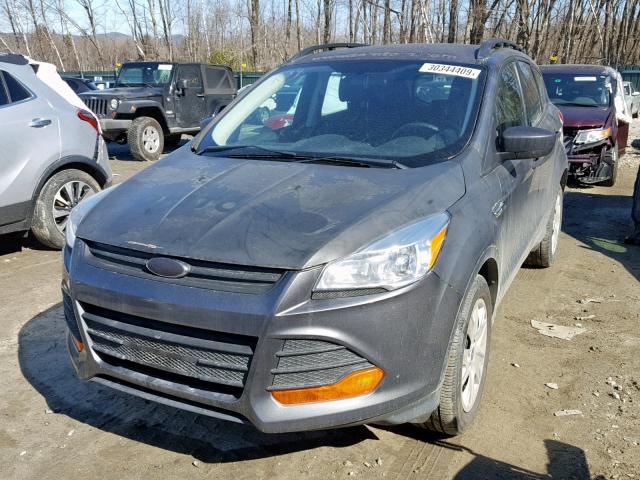 1FMCU0F76EUA65789 - 2014 FORD ESCAPE S GRAY photo 2