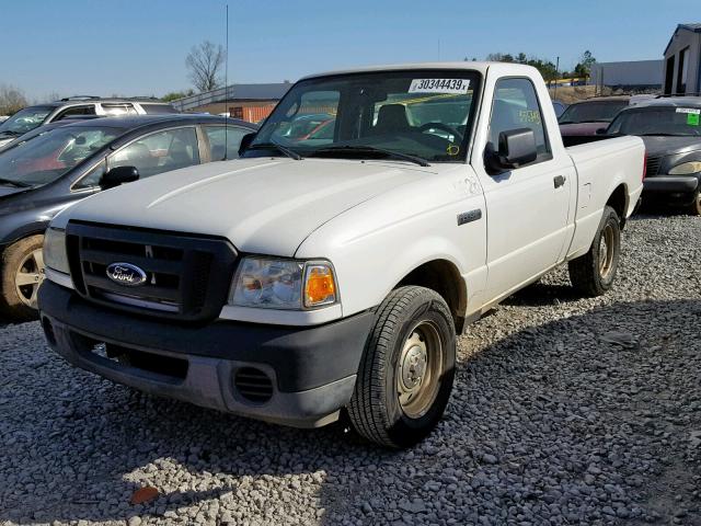 1FTYR10D08PB01933 - 2008 FORD RANGER WHITE photo 2