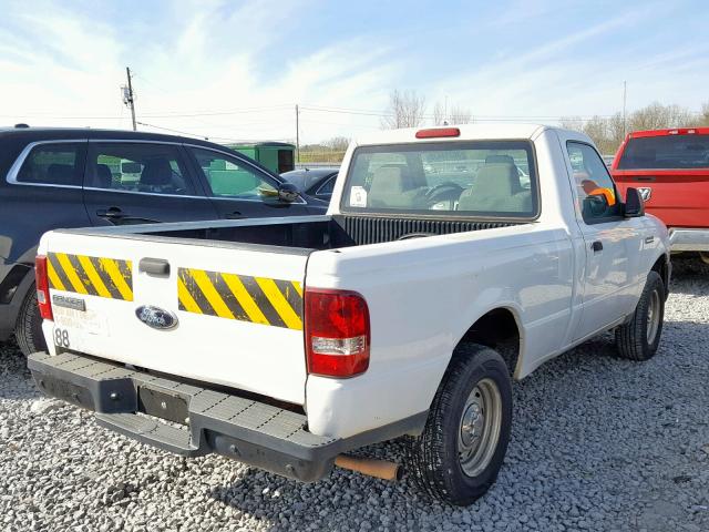 1FTYR10D08PB01933 - 2008 FORD RANGER WHITE photo 4