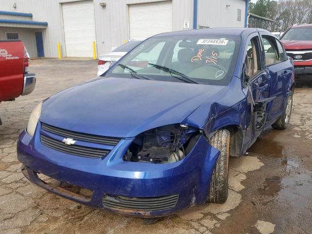 1G1AL55FX77187893 - 2007 CHEVROLET COBALT LT BLUE photo 2