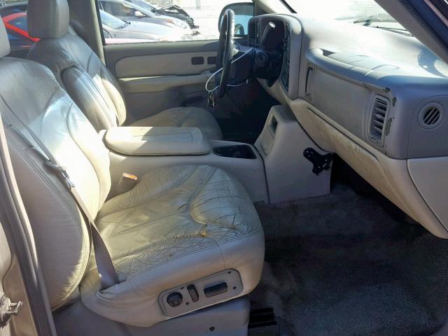 3GKEC16T2YG190738 - 2000 GMC YUKON XL C BEIGE photo 5