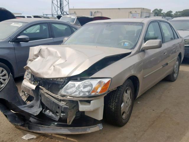 4T1BF28B33U302271 - 2003 TOYOTA AVALON TAN photo 2